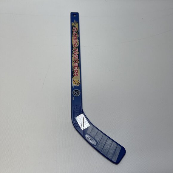 NHL Officially Florida Panthers Mini Hockey Stick USA Made Blue Sher-Wood NEW - Picture 5 of 6